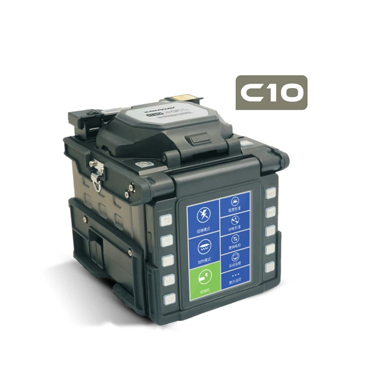 COMWAY C10 с одинарным сердечником 6 моторы оптоволоконной машина для сращивания
