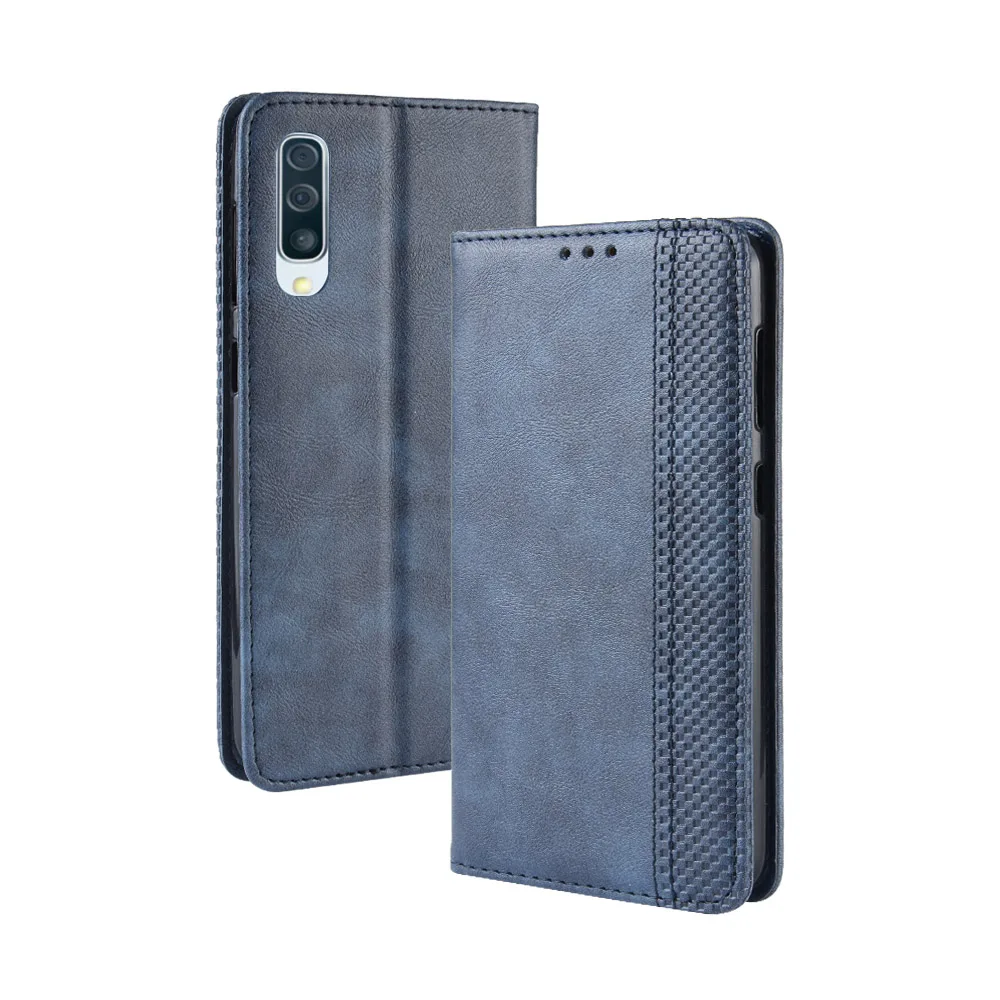 For Samsung Galaxy A50 Case Wallet Flip Style Leather Phone Bakc Cover A 50 SM-A505F with Photo frame | Мобильные телефоны и