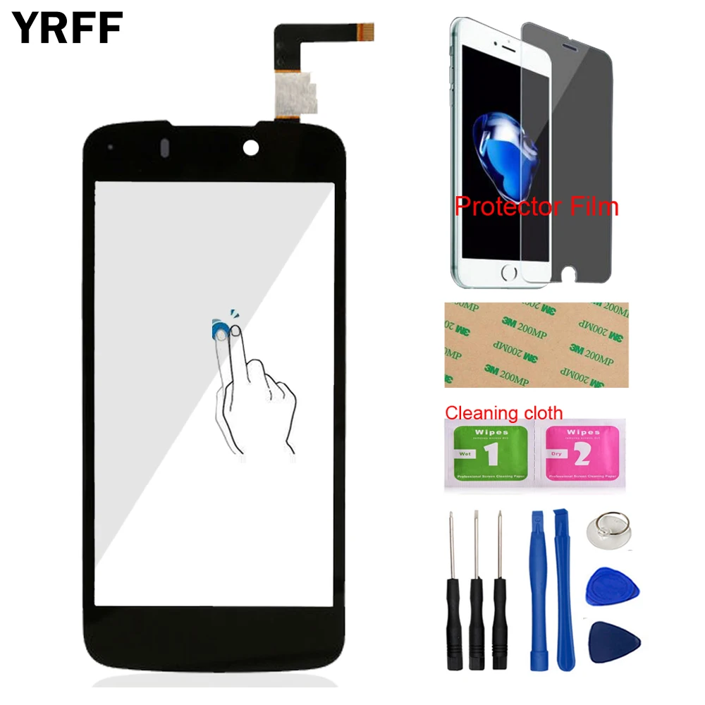 4.5'' Mobile Phone Touch Panel Front Glass For DNS S4508 Screen Digitizer Lens Sensor Protector Film Adhesive | Мобильные
