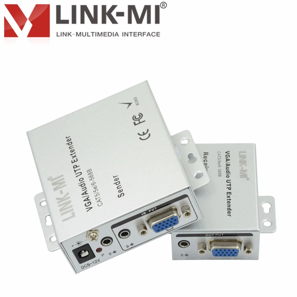 101TRC 100 м VGA удлинитель передатчик и приемник RJ45 UTP VGA сетевой усилитель видео сигнала 1920x1440 для монитора ПК проектор