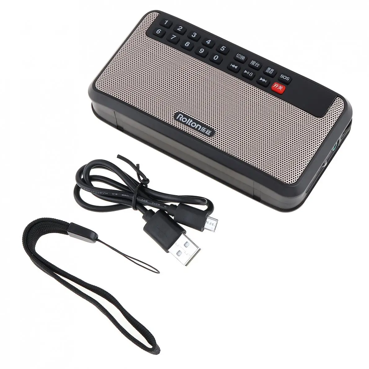 Портативный цифровой FM-радиоприемник Rolton портативные радиоприемники с