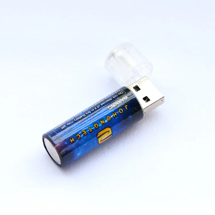 Оригинальный USB аккумуляторная батарея АА 1 5 V 1100 mAh быстрой зарядки Литий po