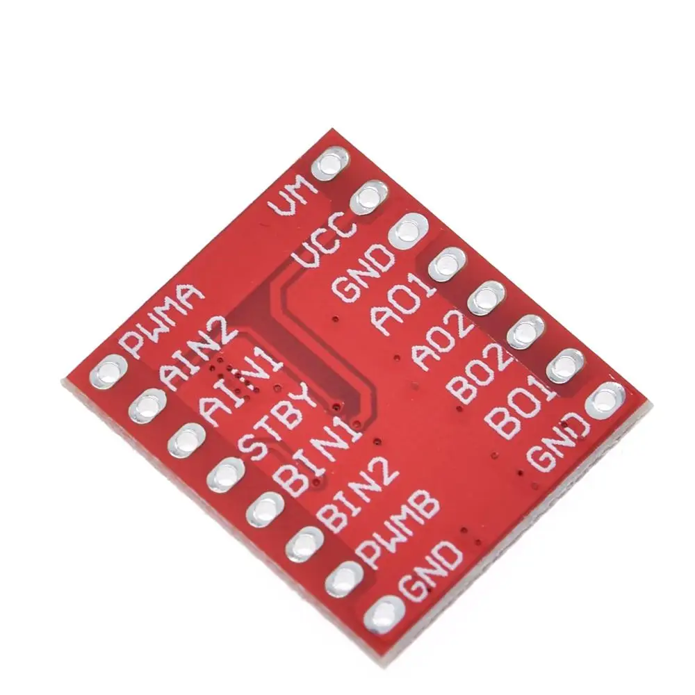 Двухмоторный драйвер TB6612 1А TB6612FNG для микроконтроллера Arduino лучше чем L298N |
