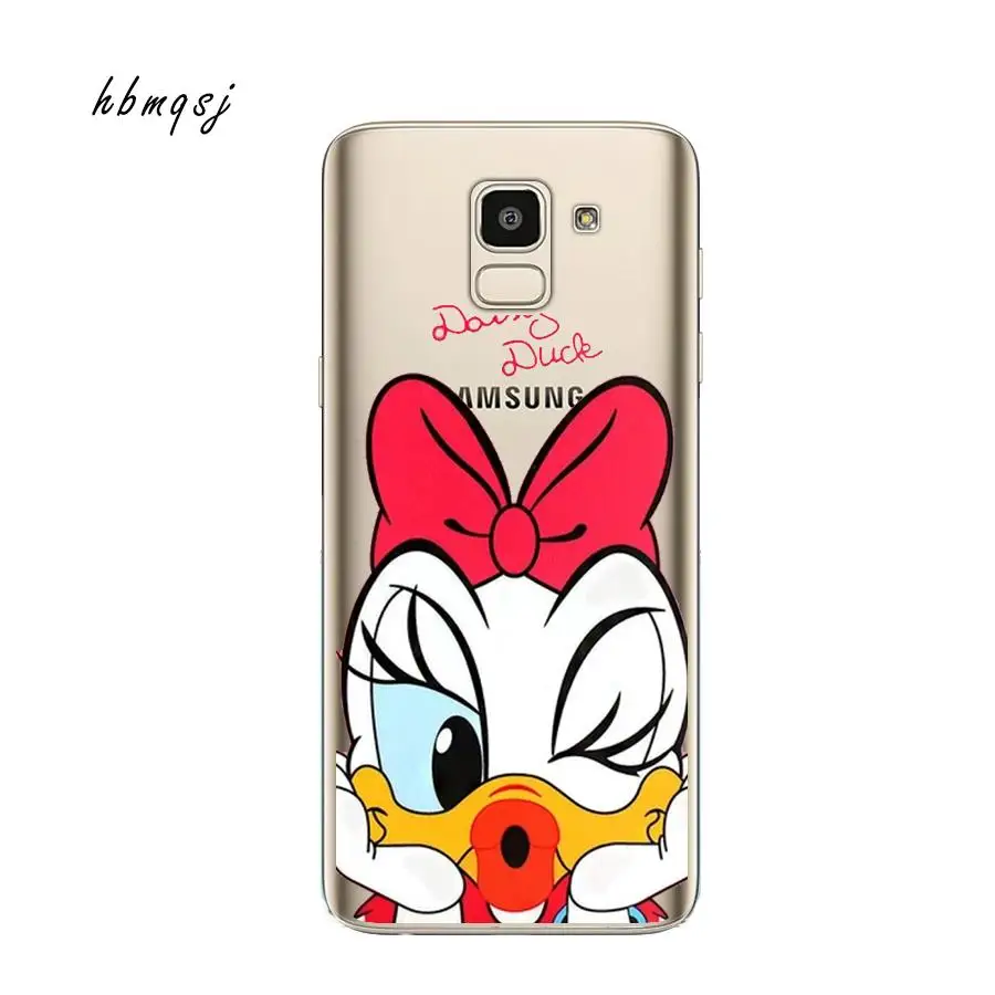 Cartoon for Samsung galaxy j6 2018 case silicone soft tpu Stich Minnie Miki cute mobile phone back cover |