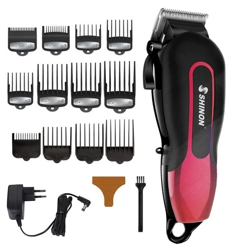 Professional powerful hair clipper rechargeable cutting machine haircut electric cutter trimmer men barber adjustable | Бытовая техника