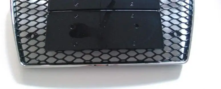 chrome frame logo A7 RS7 стиль Эмблема Логотип передний сотовый бампер сетка решетка для Audi A7 RS7 S7 2012 - Цвет: chrome frame logo