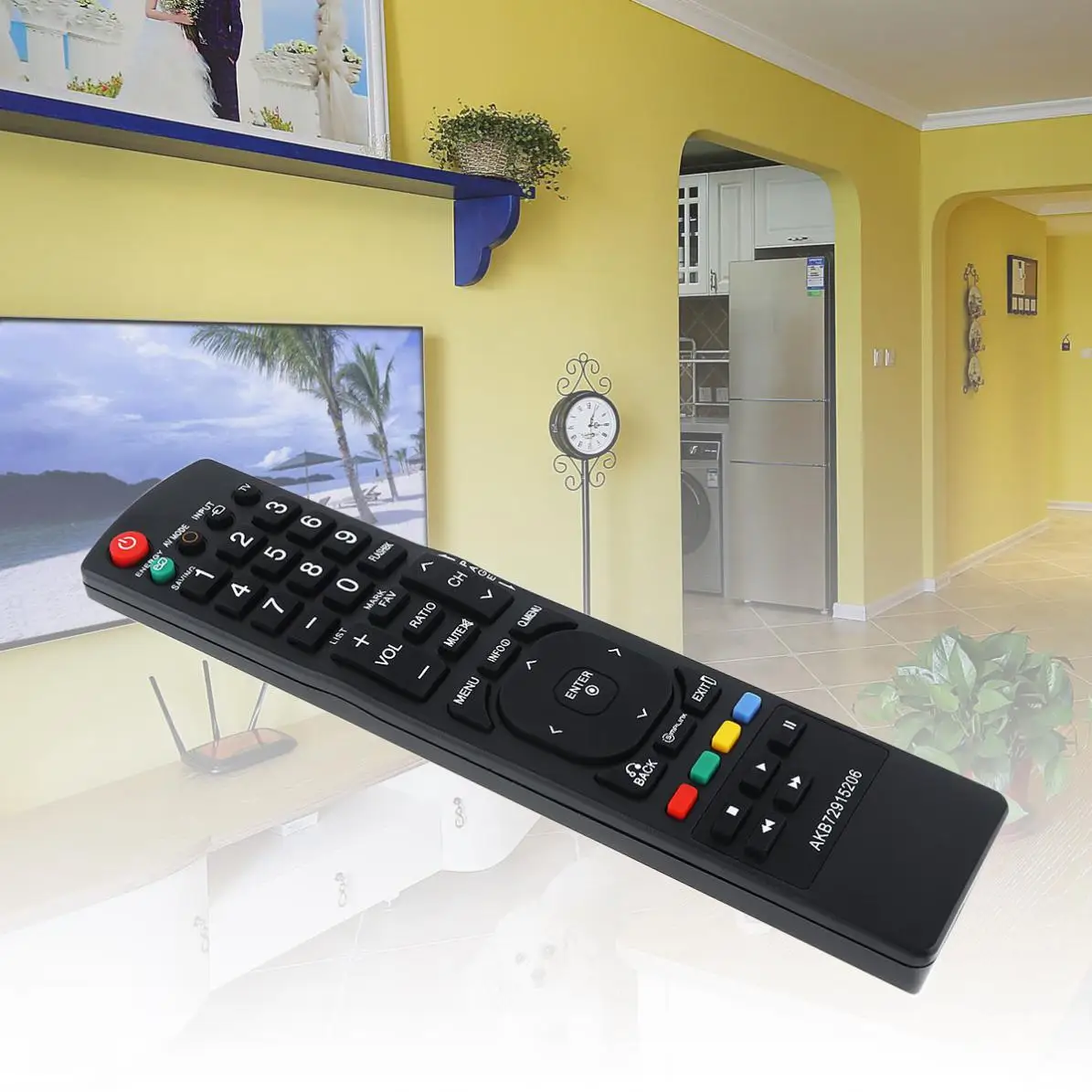 433MHZ IR Black Smart TV Remote Control with Long Transmission Distance for LG AKB72915206 / AKB73655806 AKB72915266 | Электроника