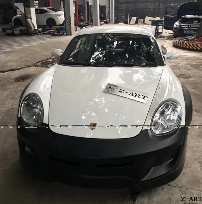 Z-ART комплект ракетного кузова для Porsche Cayman 2005-2011 Широкий комплект кузова для Porsche 987 Boxster Cayman Тюнинг Комплект кузова