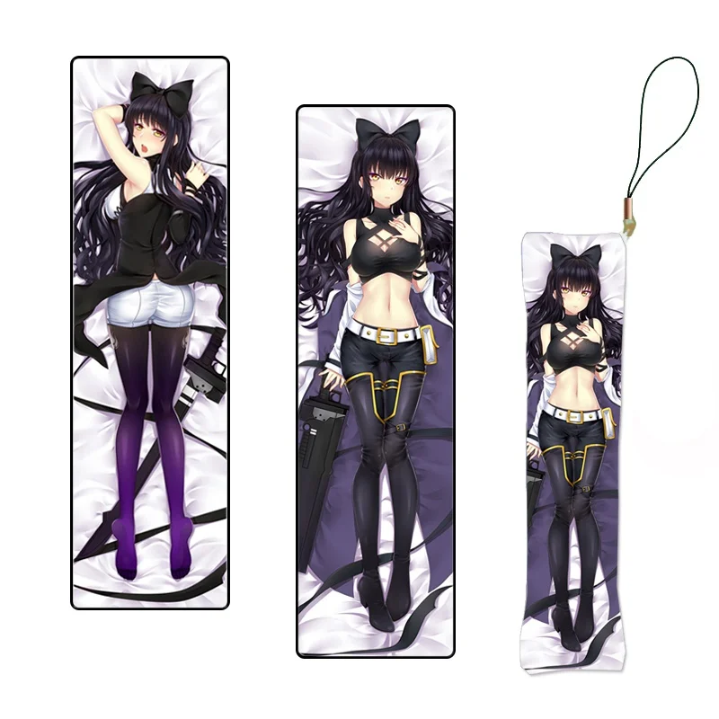 Аниме otaku мини Dakimakura брелок Rachnera RWBY Blake Belladonna подвесная Подушка украшение для