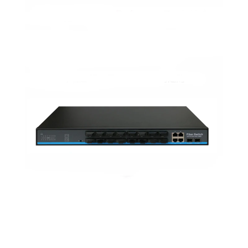Волоконно-оптический 16-портовый SFP-волоконный с 2 rj45 гигабитными портами