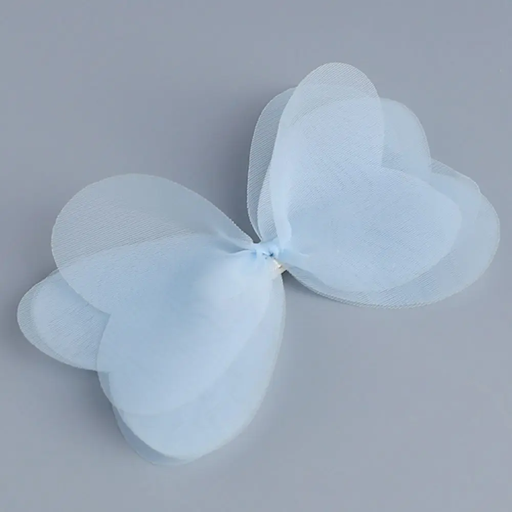 

1 PCS New Korean Angel Cute Baby Girls Hairpins Cartoon Net Yarn Bowknot Clip Hair Clips Kids Children Barrettes Hair Accessory