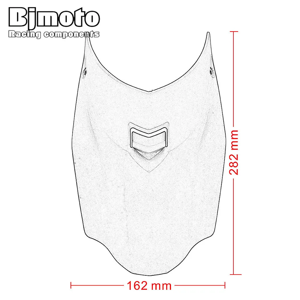 

Bjmoto Motorcycle R1200GS ADV Mudguard Front Fender Mudflap Cover Moto Extender Mudguard Extension For BMW R1200GS LC 2013-2017