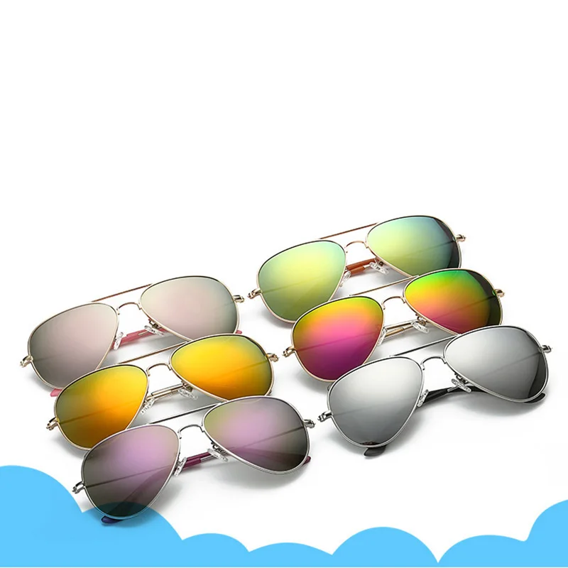 Cubojue детские солнцезащитные очки авиации поляризованные зеркальные для