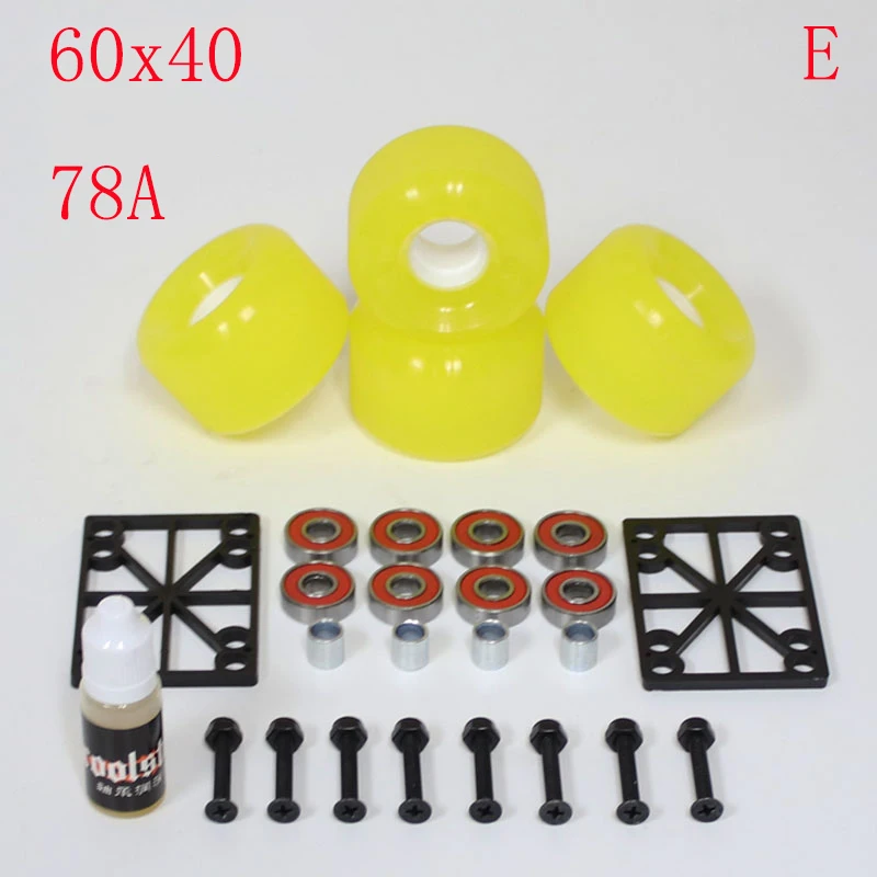 Бесплатная доставка колесо для скейтборда 60x40 78A 58x32 78A|skate board wheels|board wheelwheel skate |
