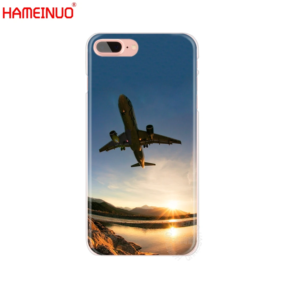 HAMEINUO the airplane flying into sunset cell phone Cover case for iphone X 8 7 6 4 4s 5 5s SE 5c 6s plus | Мобильные телефоны и
