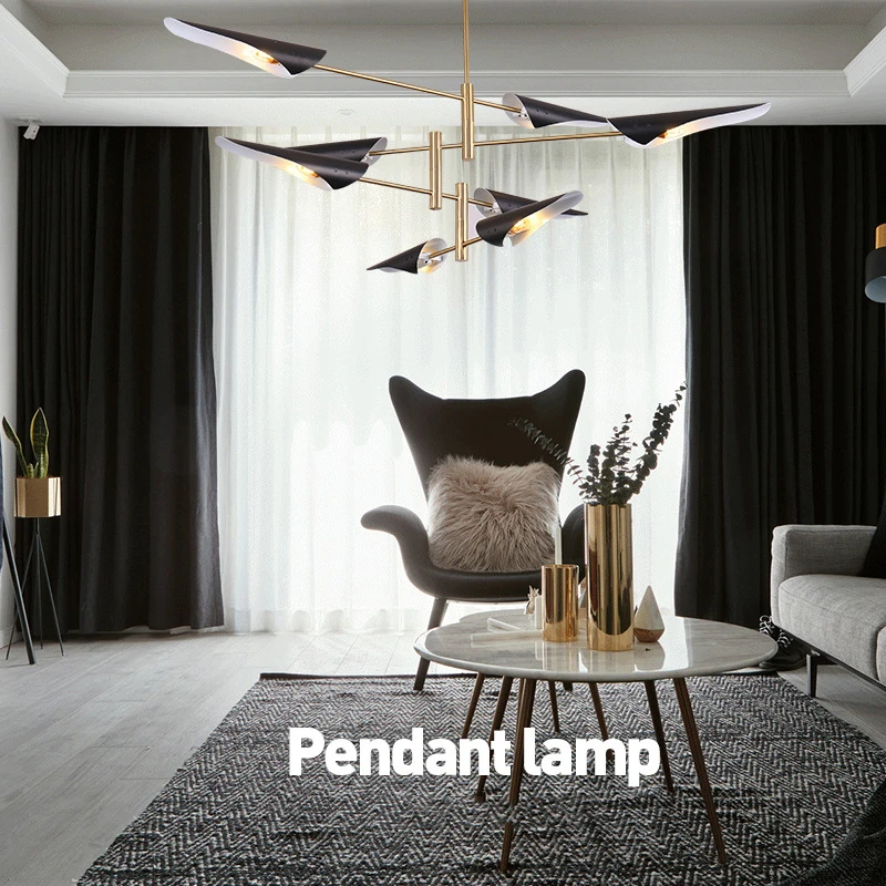Современная Скандинавская промышленная люстра E27 светодиодные лампы AC110-240V
