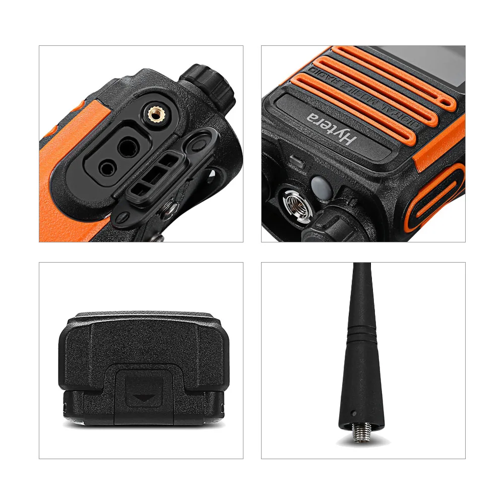 Hyt-td580 Hytera 1.3 дюймов OLED DMR цифровой Двухканальные рации с Bluetooth и дополнительно GPS