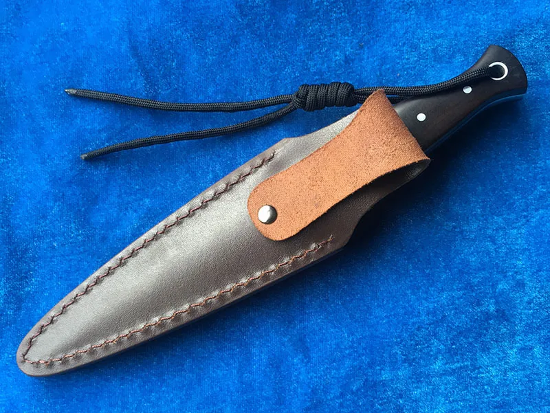 LEMIFSHE L01 нож с фиксированным лезвием 440C стальной ebony Ручка для охоты на открытом воздухе кухонный нож для фруктов EDC инструмент