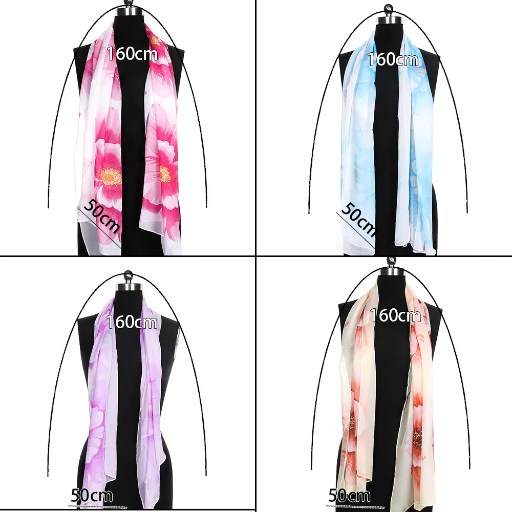 

NEW Floral Printed Scarves Women Beach Shawl Girls Elegant Ladies Casual Long Soft Wrap Scarf Fashion