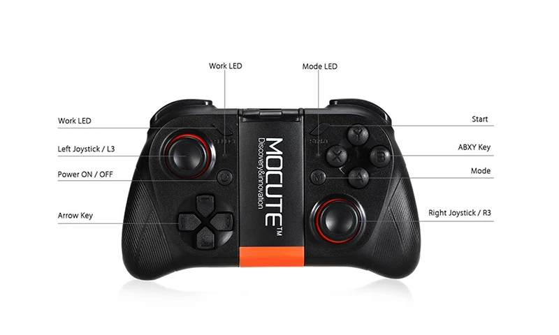 Mocute 050 блютуз пульт курки игровые vr контроллер приставка игровая джойстик геймпад для андроид iphone ios телефона смартфона игр на пк компьютера беспроводной тригеры гейм пад мобайл legends виар очки accessories