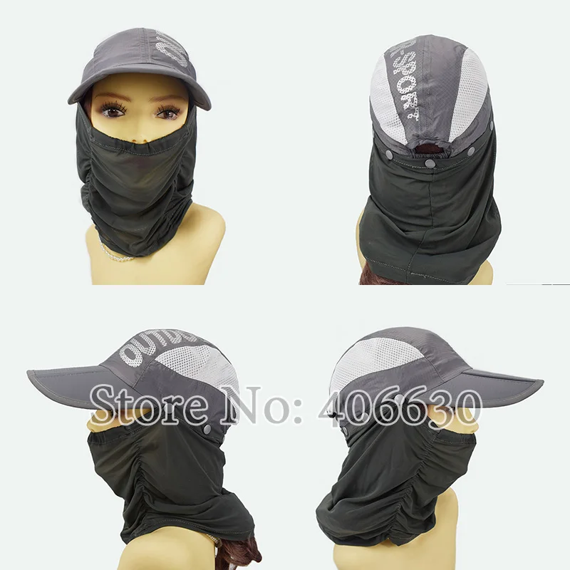 Летние повседневные бейсболки с маской Для женщин складываемые солнечные шляпы