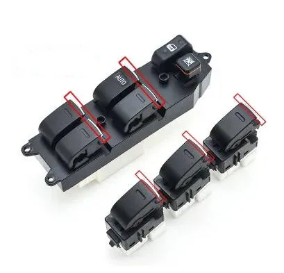 1 Set Chrome CAPQX для Great Wall M4 автомобильный переключатель стеклоподъемника Электрический дверной стеклоподъемник кнопка управления - Цвет: 1 Set Chrome