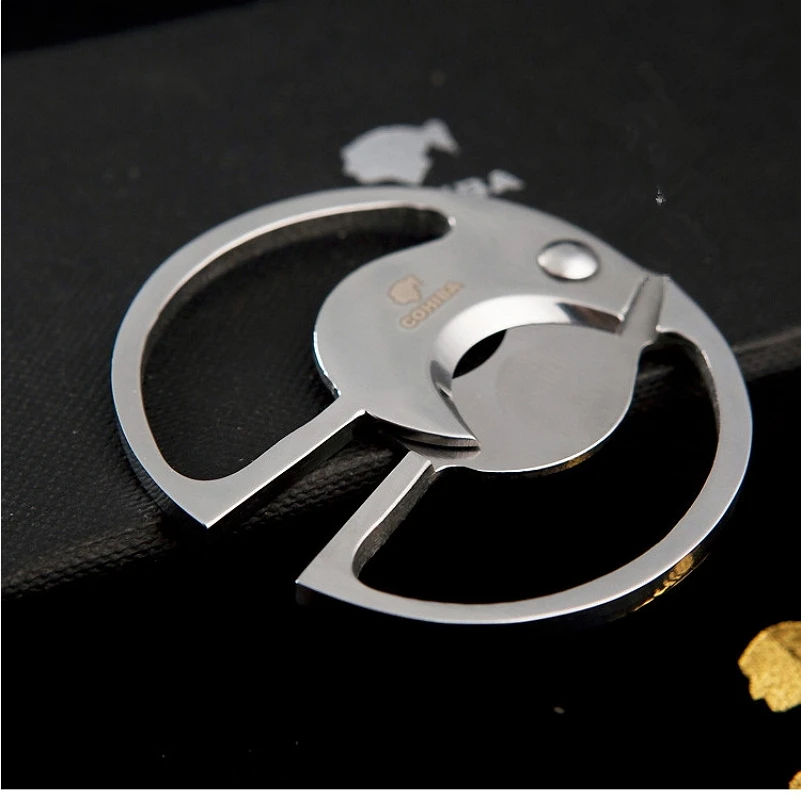 Круглый форма двойными лезвиями обрезки сигар нержавеющая сталь карман гаджеты