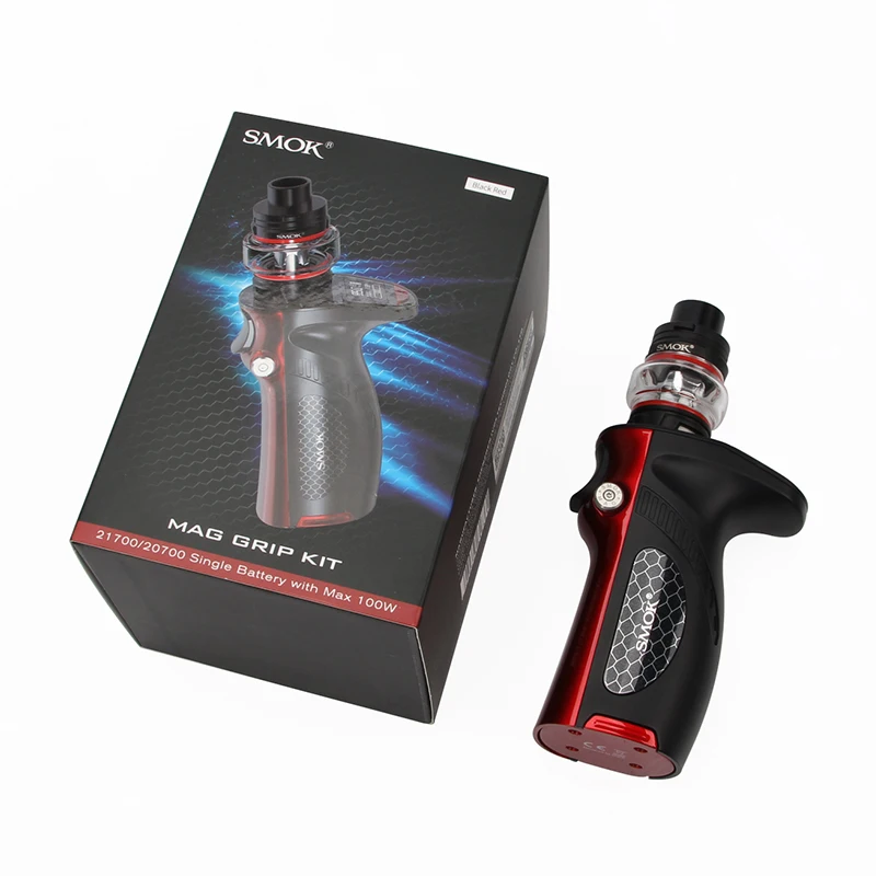 Оригинальный Smok Mag Grip Kit 85 Вт Box Mod с 5 мл TFV8 Baby ребенком V2 S1 S2 спиральная электронная
