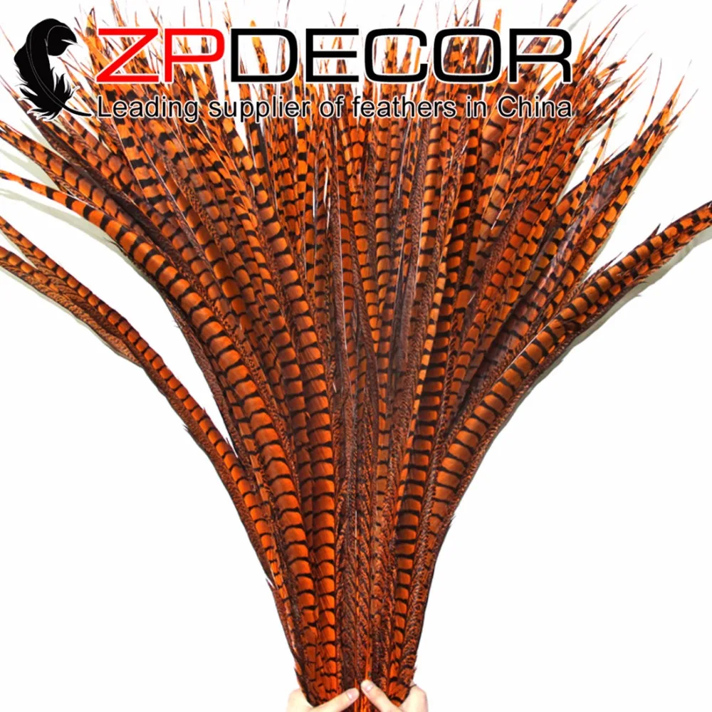 ZPDECOR 32 36 дюймов (80 90 см) 20 штук Хорошее качество окрашенная оранжевая леди Amherst