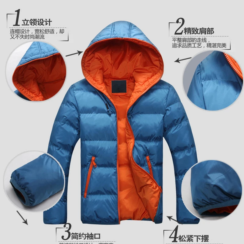 Fashion Windbreakers Men Plus Size XXXXL Winter Jacket Jackets Man Clothes 2018 Men's Casual Parka hOT | Мужская одежда