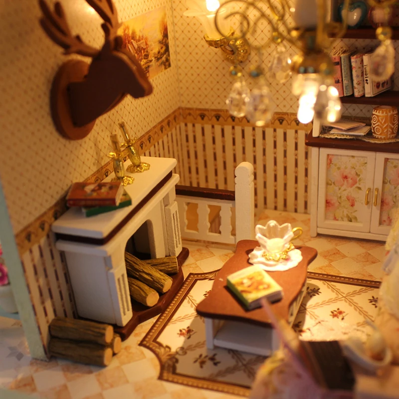 Модель сборки люкс вручную собраны творческие DIY хижине праздничные подарки |