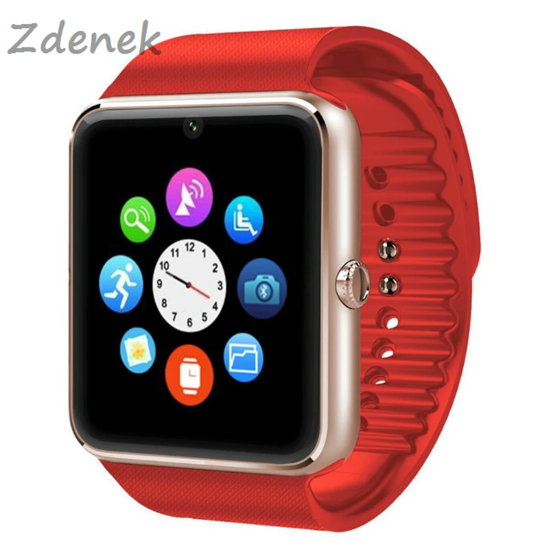 Gt08 Спорт Bluetooth Smart здоровья часы для Apple Samsung SmartWatch С Гнезда SIM карты Носимых