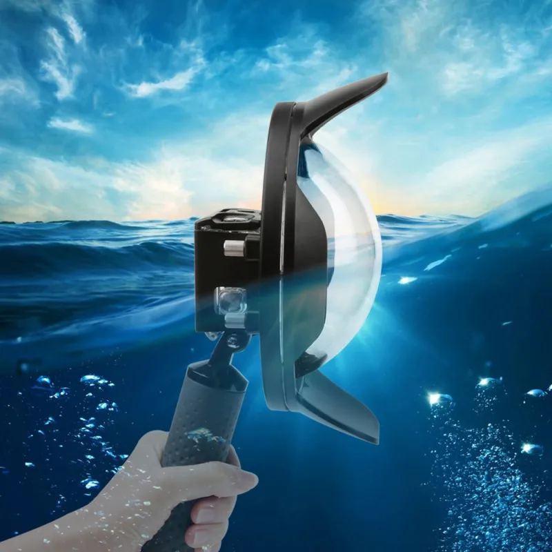 6 дюймов купол для Gopro Hero 7 5 черная экшн камера с водонепроницаемым чехлом Go Pro