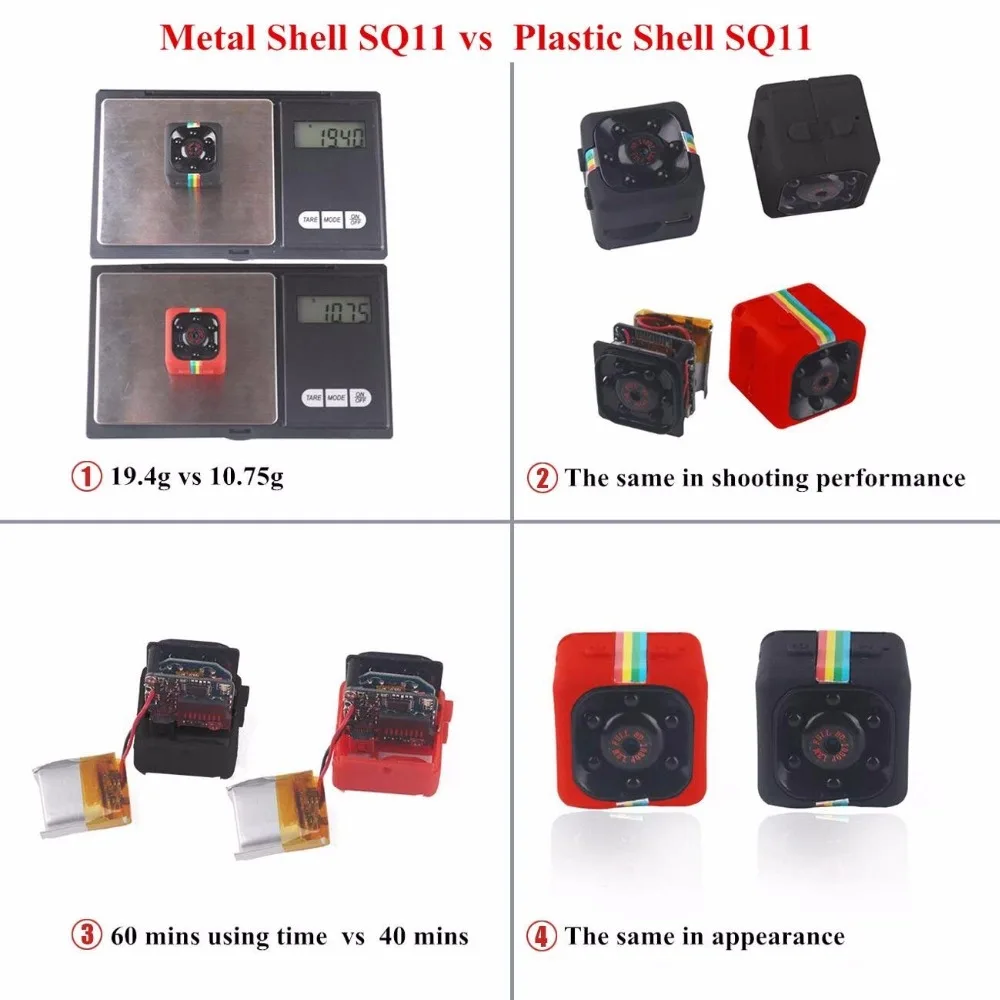 Новые SQ11 мини Камера HD 1080 P Cam Ночное видение видеокамеры Действие DV видео голос - Фото №1