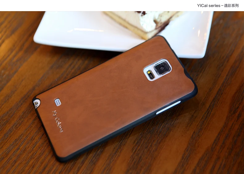 Мягкий кожаный чехол для samsung Galaxy Note 4 случаях Роскошные кремния Обложка Note4