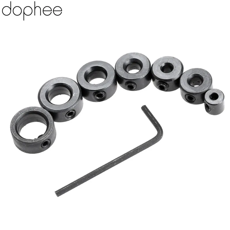Dophee 7 шт. быстрое устройство патрон для глубины стопорные ошейники дюбели