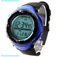 alexis chronograph alarm backlight black bezel water resist blue digital watch men mens watches montre homme horloge mannen