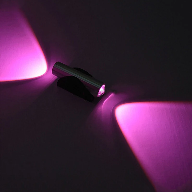 Современный светодиодный настенный светильник 2 Вт алюминиевый Светодиодный