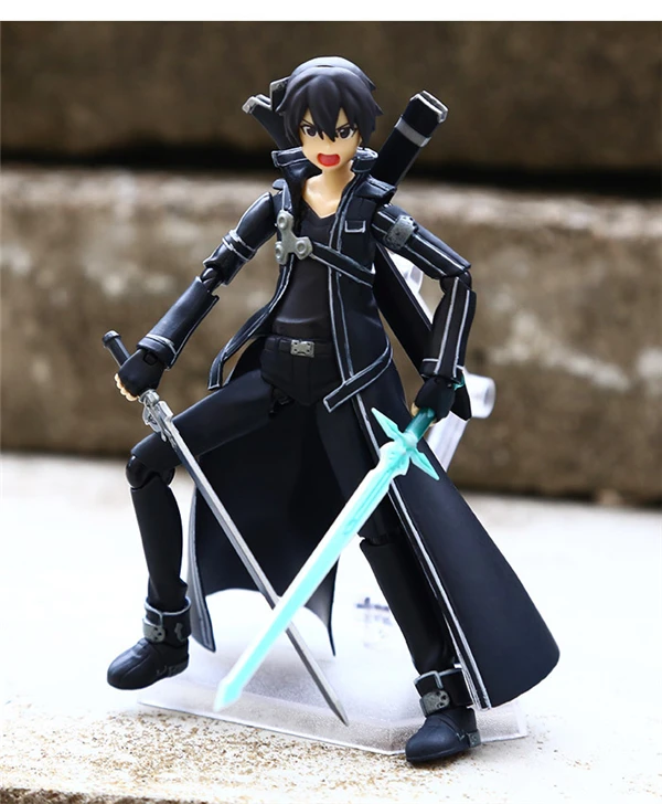 Экшн фигурки из ПВХ SAO Kirigaya Kazuto аниме Sword Art Online II 15 см|figure action|figure 8 power leadfigure bust |