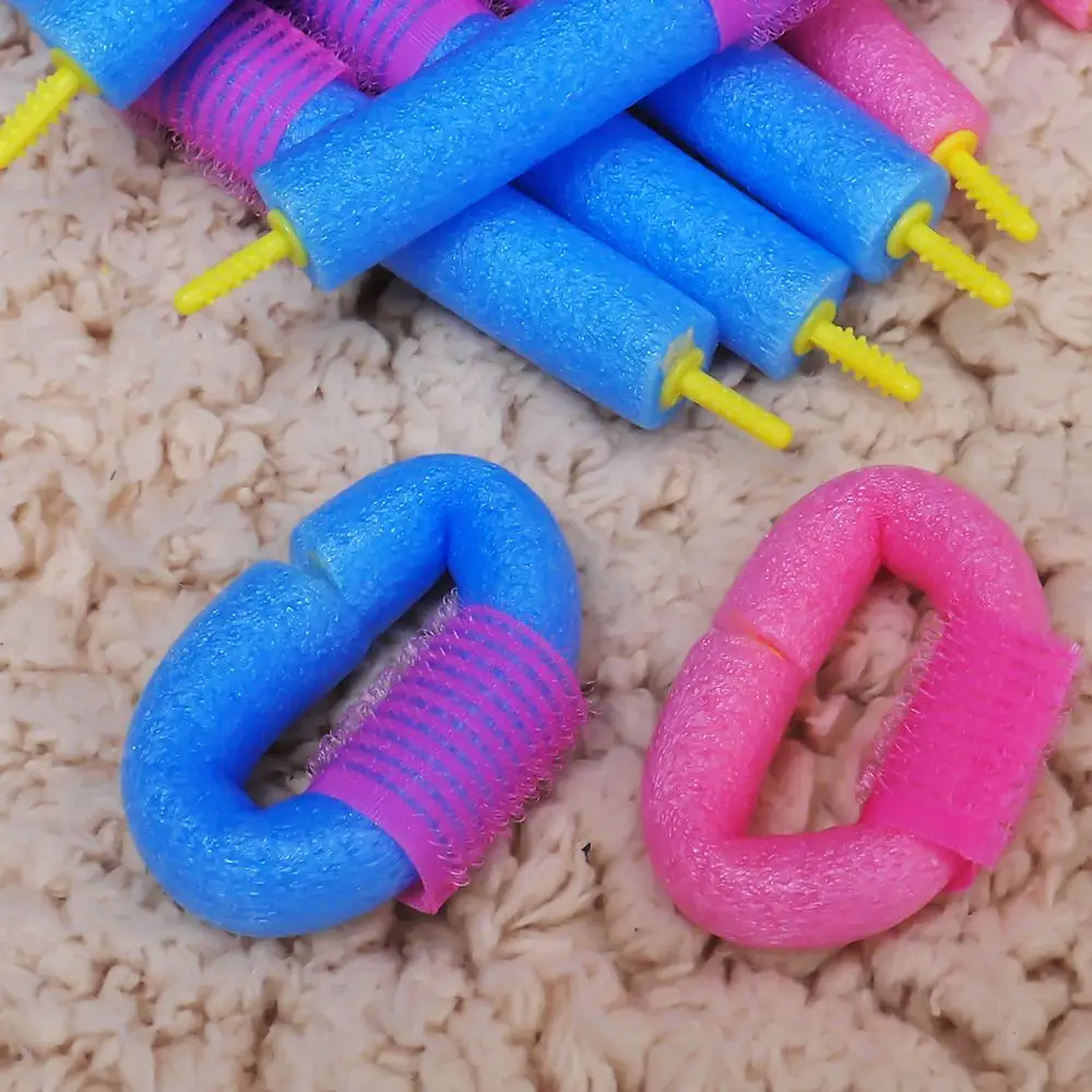 12 X DIY мягкая пена бигуди производители Бенди Твист Кудри инструмент укладки волос Ролики CN