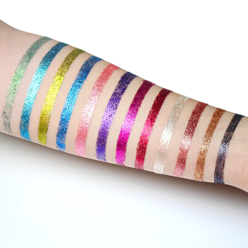 Высококачественные алмазные блестящие тени для век Imagic 12 цветов палитра