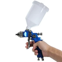 600cc 1 4mm hvlp air spray gun tool automotive shop painting tools with gauge
