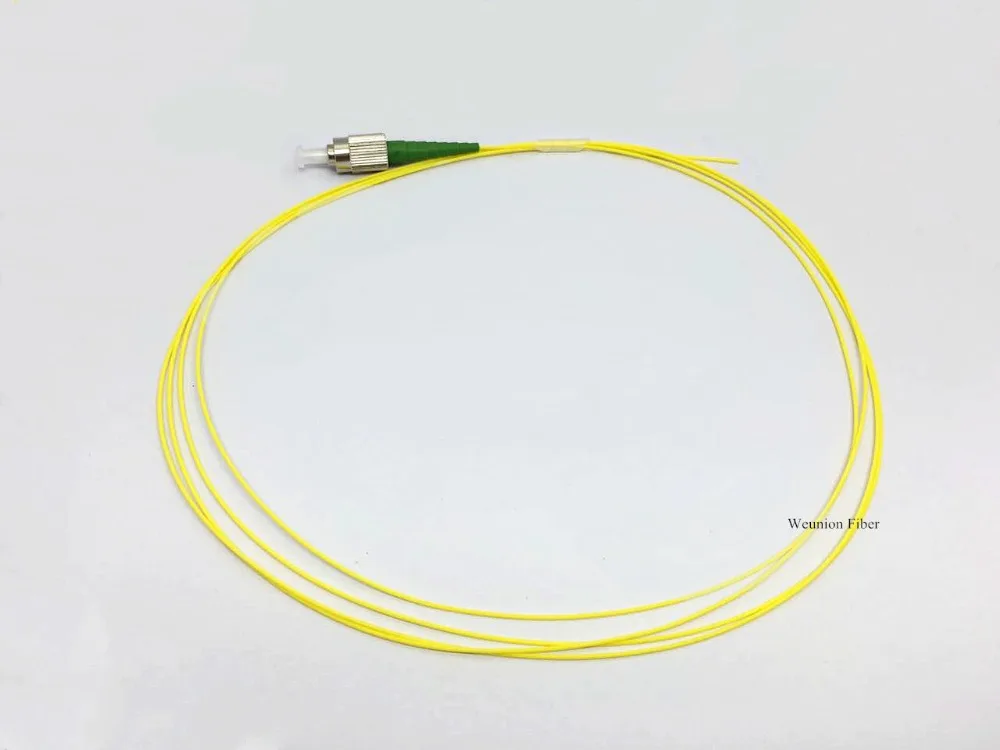 FTTH 10 шт. FC APC Волоконно оптический свиной хвост симплексный одномодовый 9/125 0 9 мм 1 5