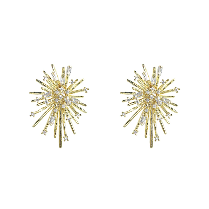 Yhpup Новая мода Медь Bling серьги с цирконием кубической огранки Роскошные Подвески «темперамент» S925 ювелирные изделия для женщин подарок партии