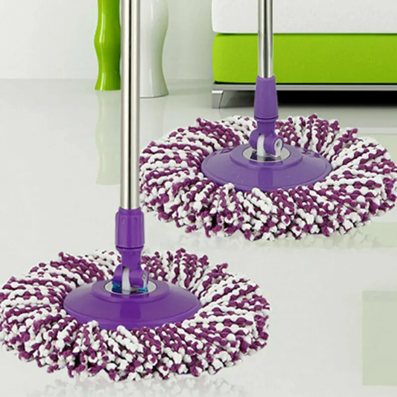 

SPIN MOP REFILL HEADS REPLACEMENT MICROFIBER MOP HEAD MICROFIBRE CLEANING SPARE