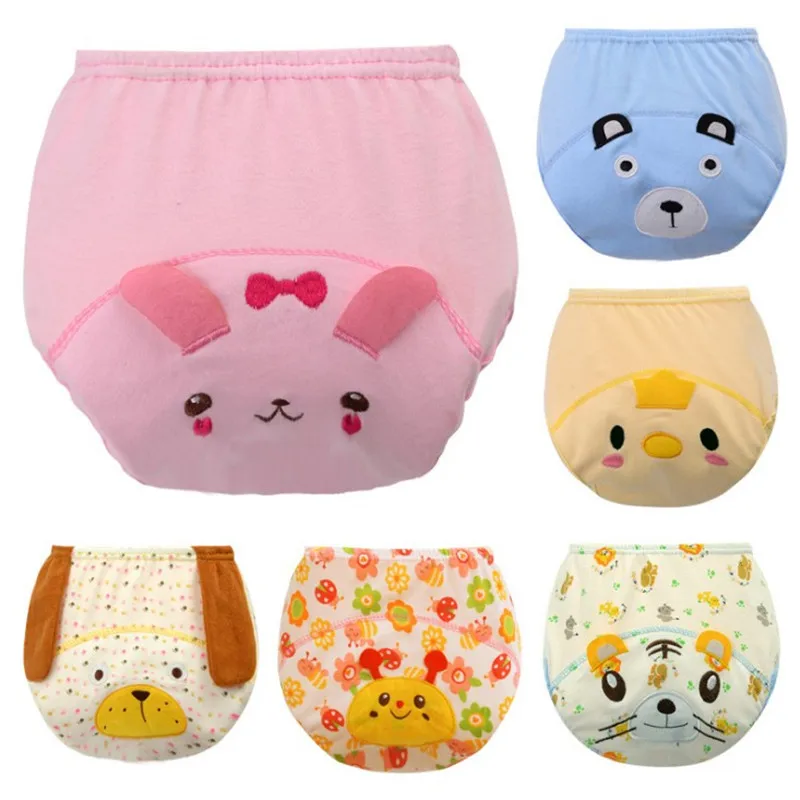 Многоразовые хлопковые подгузники для новорожденных водонепроницаемые