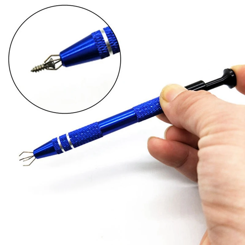 

IC Extractor Pickup BGA Chip Picker Patch IC Suck Pen Electronic Component Grabber Four Claw Freeshipping