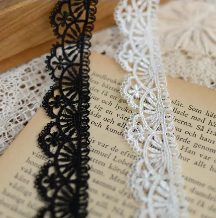 Кружевная лента 10 м/лот цветочный стиль Водорастворимая кружевная бейка ручной