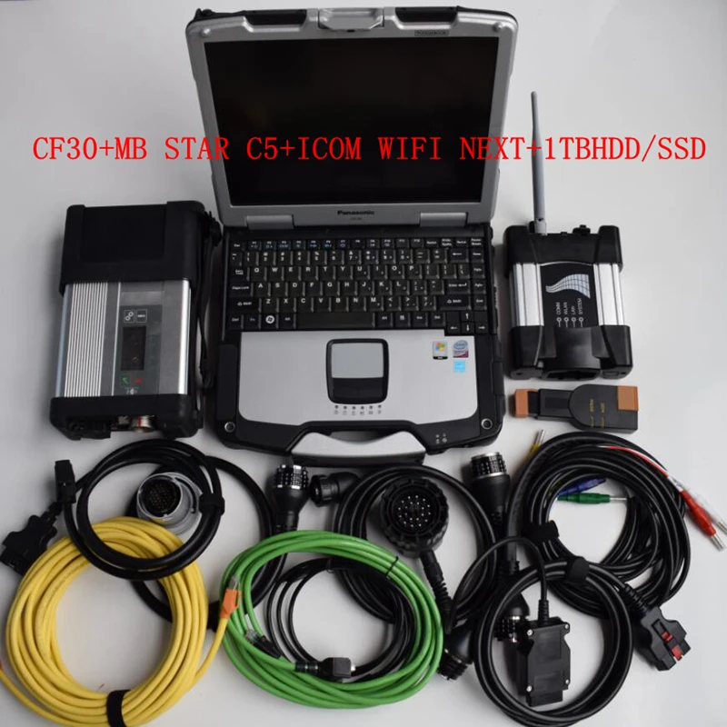 

MB star диагностический инструмент mb star c5 sd connect 5 со сканером для b mw icom wifi next a b c 2in1tb hdd 2020,06 V программного обеспечения в cf30