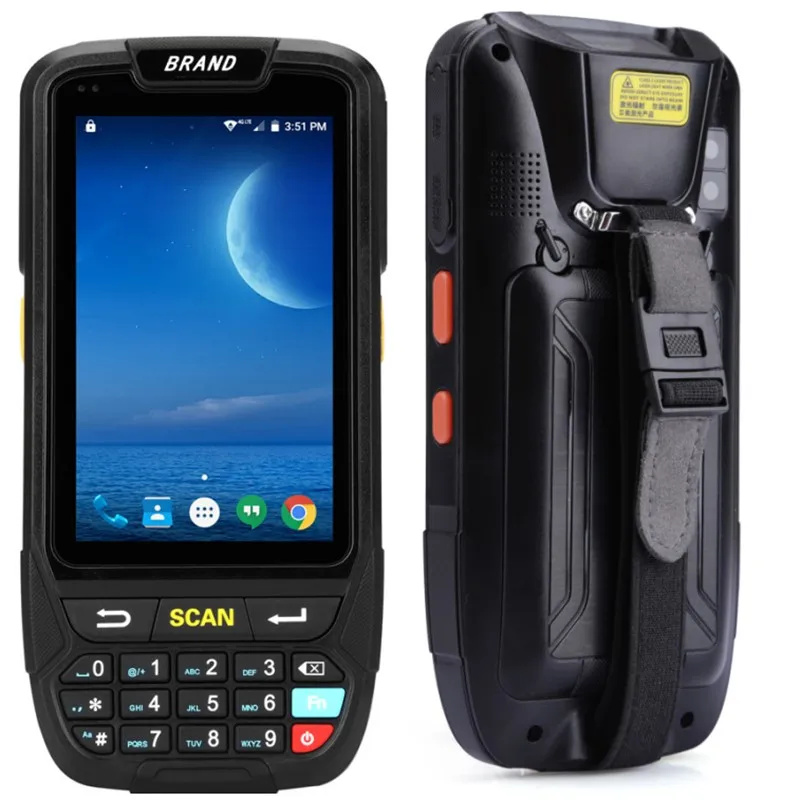 2D сканер штрих кода Android PDA прочный промышленный инвентарь LF RFID NFC считыватель